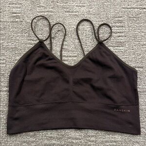 Danskin Intimates Womens Brown Sports Activewear Bra Size XL Bralette